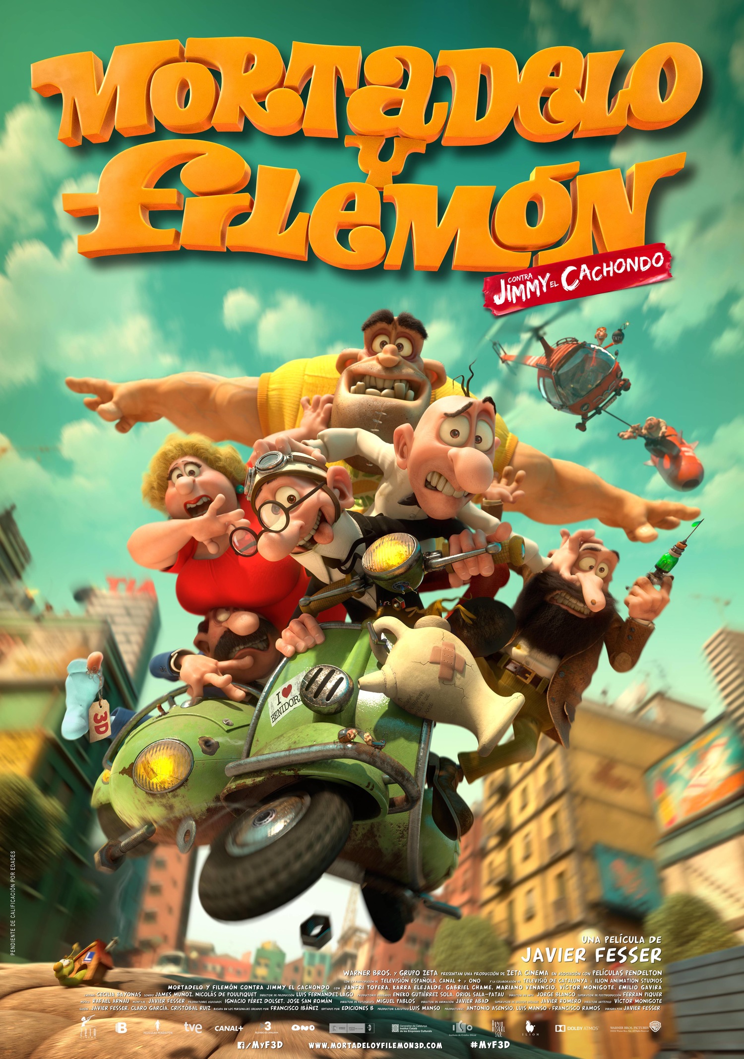 Mortadelo y Filemón contra Jimmy el Cachondo (2014) (In Hindi)