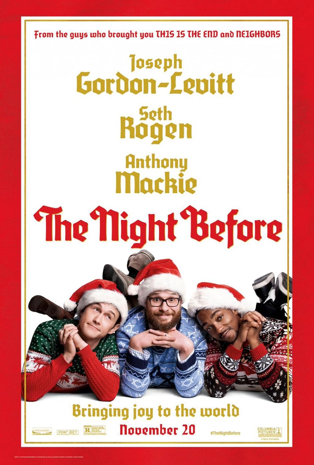 The Night Before (2015) Hindi Dubbed Netflix